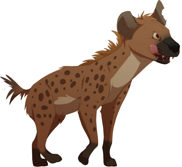 Spotted Hyena Illustration