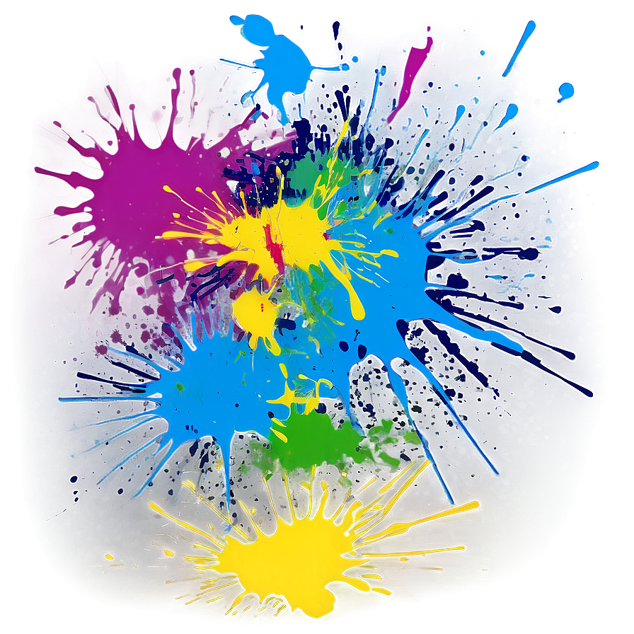 Spray Paint Splatter Art Png Fia6