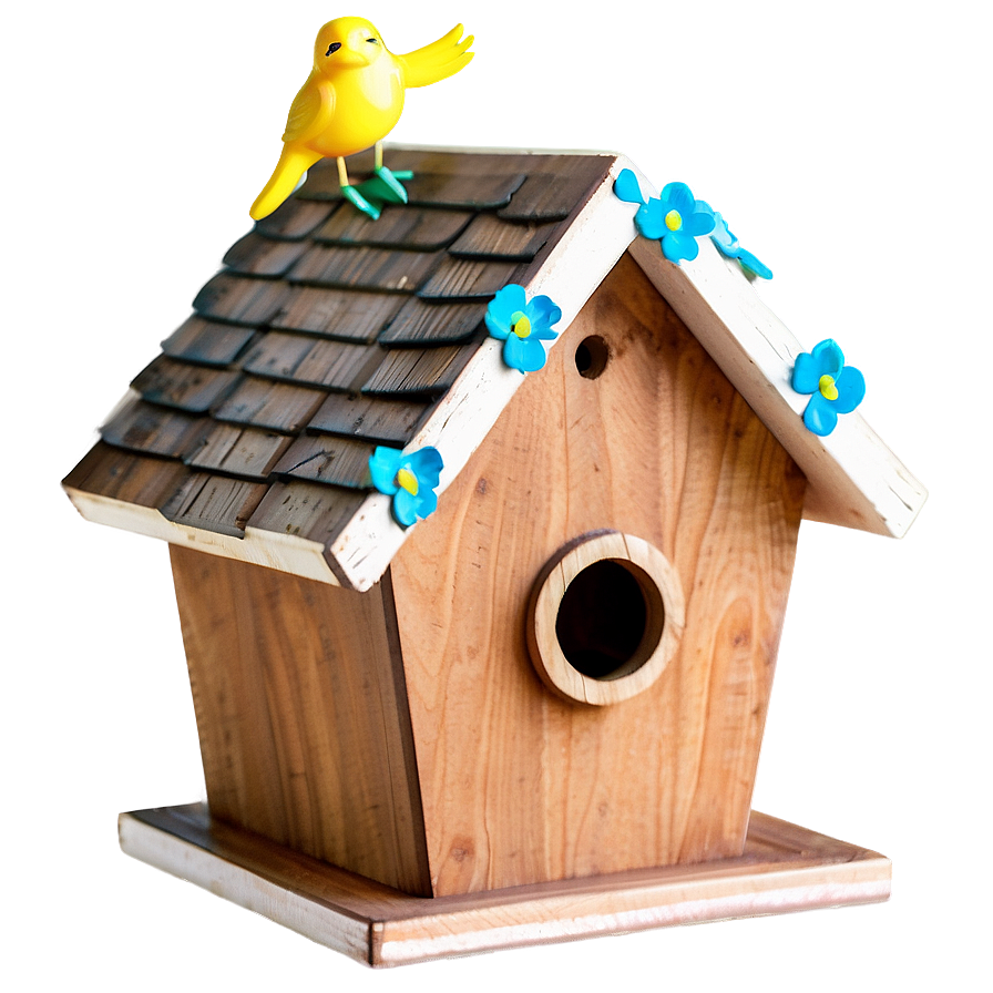 Spring Birdhouse Png 9