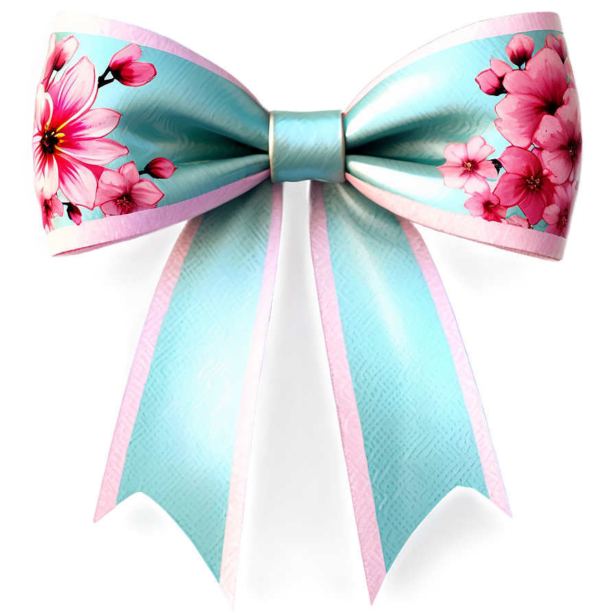 Spring Blossom Gift Bow Png Huo