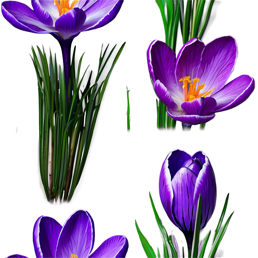 Spring Crocus Flower Png 20