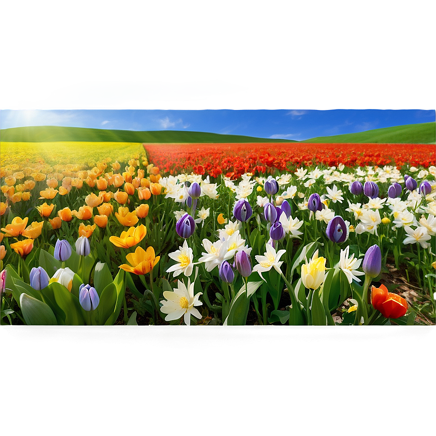 Spring Flower Field Png 06272024