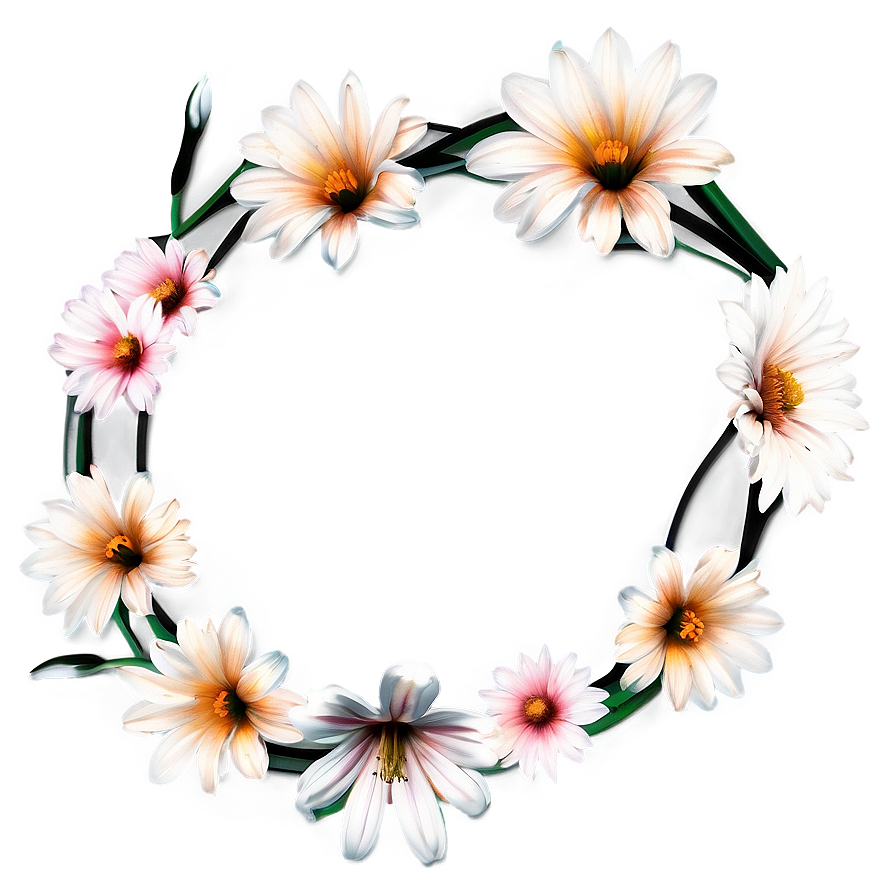 Spring Flower Outline Png Uup