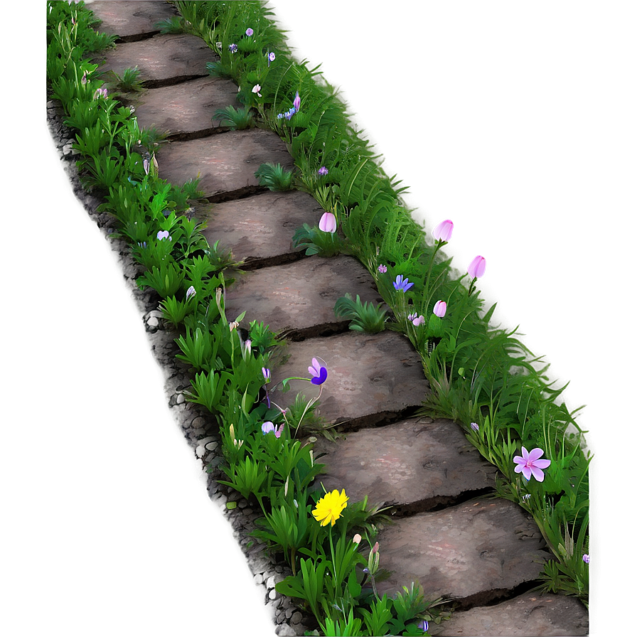 Spring Flower Path PNG 06202024 PNG with transparent background