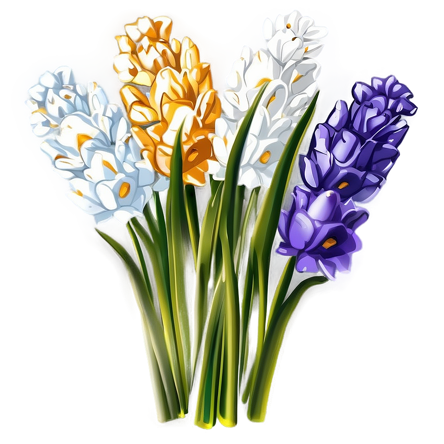 Spring Flowers Bouquet Png Dqk