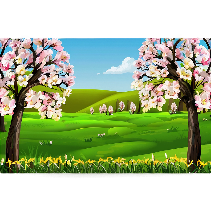 Spring Landscape PNG 44 PNG with transparent background