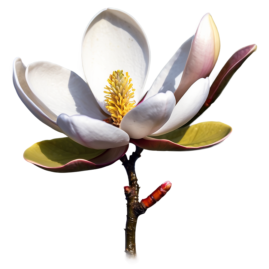 Spring Magnolia Flower Art Png Aex62