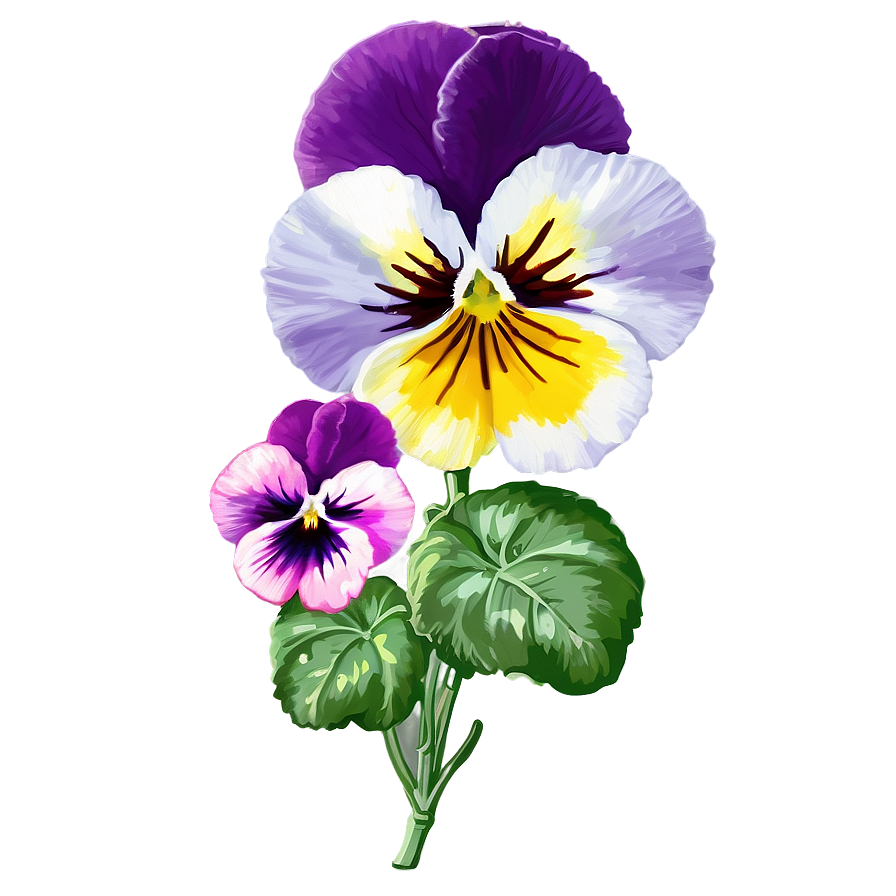 Spring Pansy PNG 06232024 PNG with transparent background