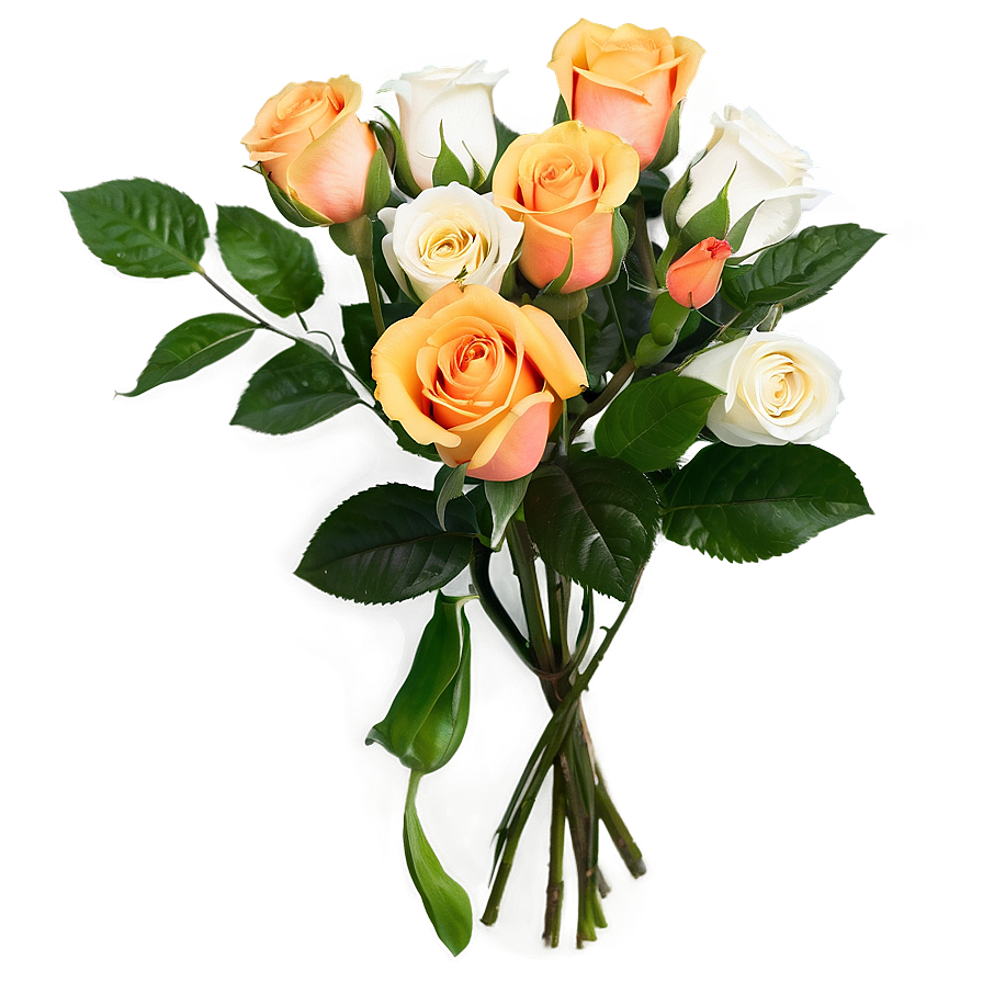 Spring Roses Bouquet Png 22