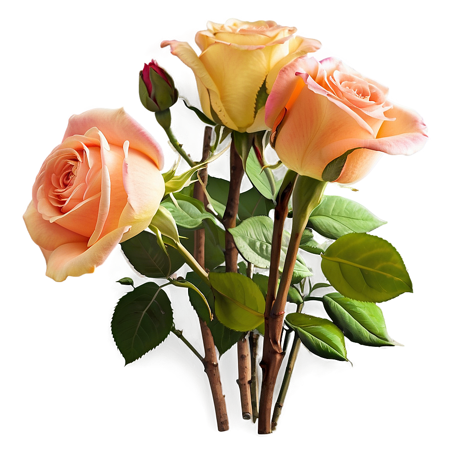 Spring Roses Bouquet Png 46