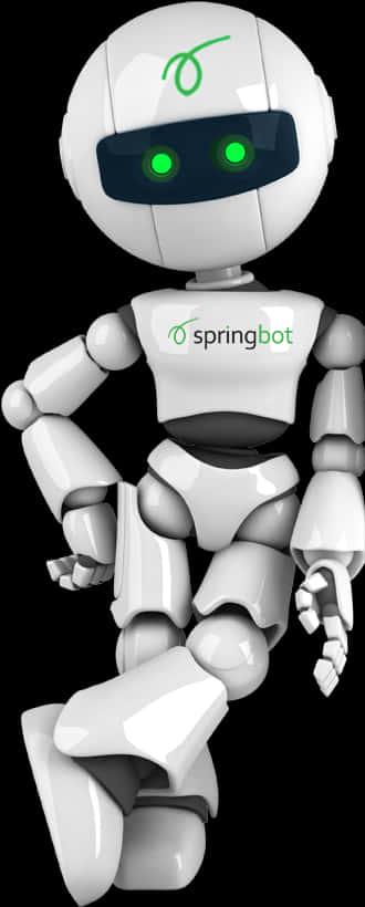 Springbot White Robot Pose