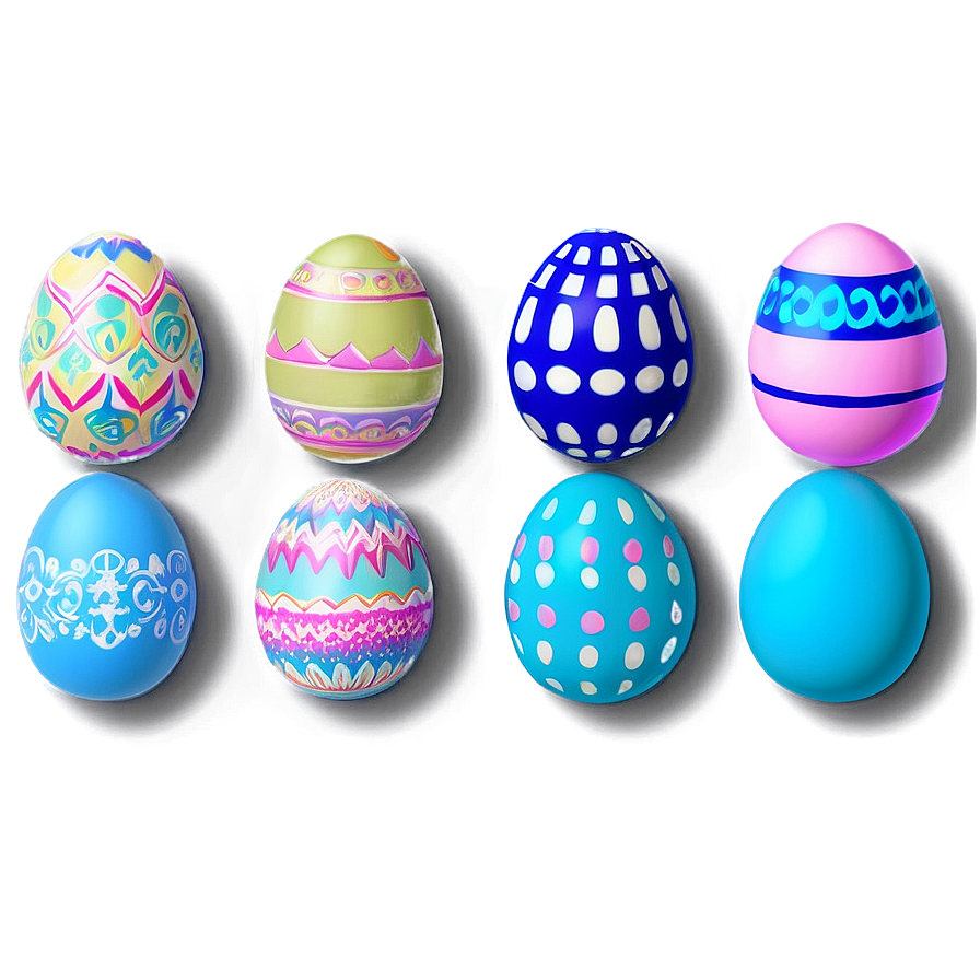 Springtime Easter Eggs Png 71