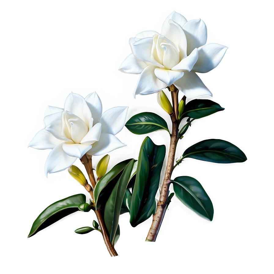 Springtime Gardenia Bloom Png Hsm