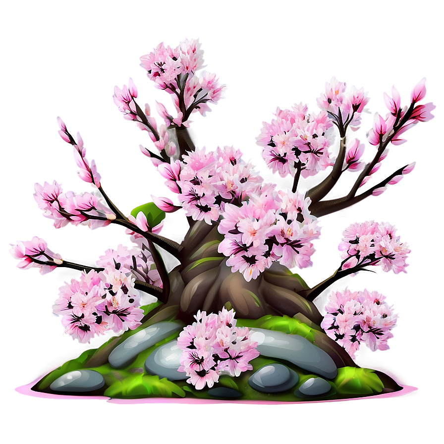 Springtime Sakura Tree Scenery Png 06122024