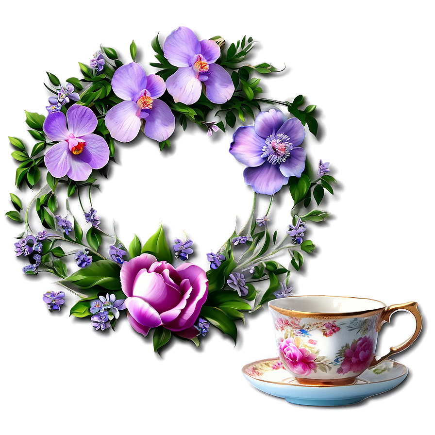 Springtime Tea Party Png 95