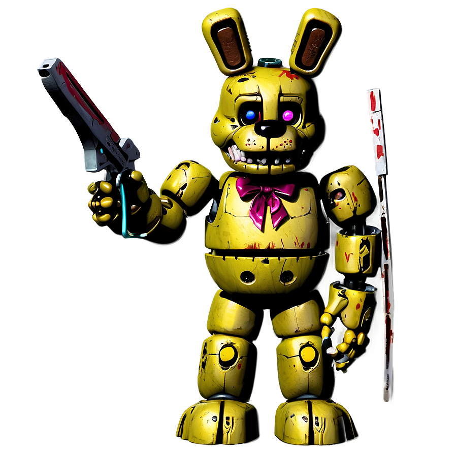 Springtrap Character Art PNG 2 PNG with transparent background