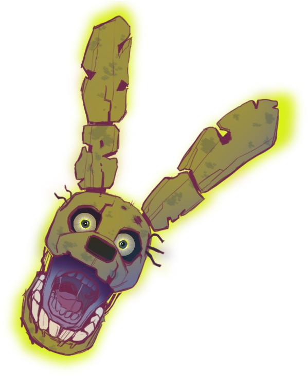 Five Nights At Freddy's 3 Garry's Mod Yellow - Purple Guy Inside Springtrap Gmod, HD Png Download PNG with transparent background