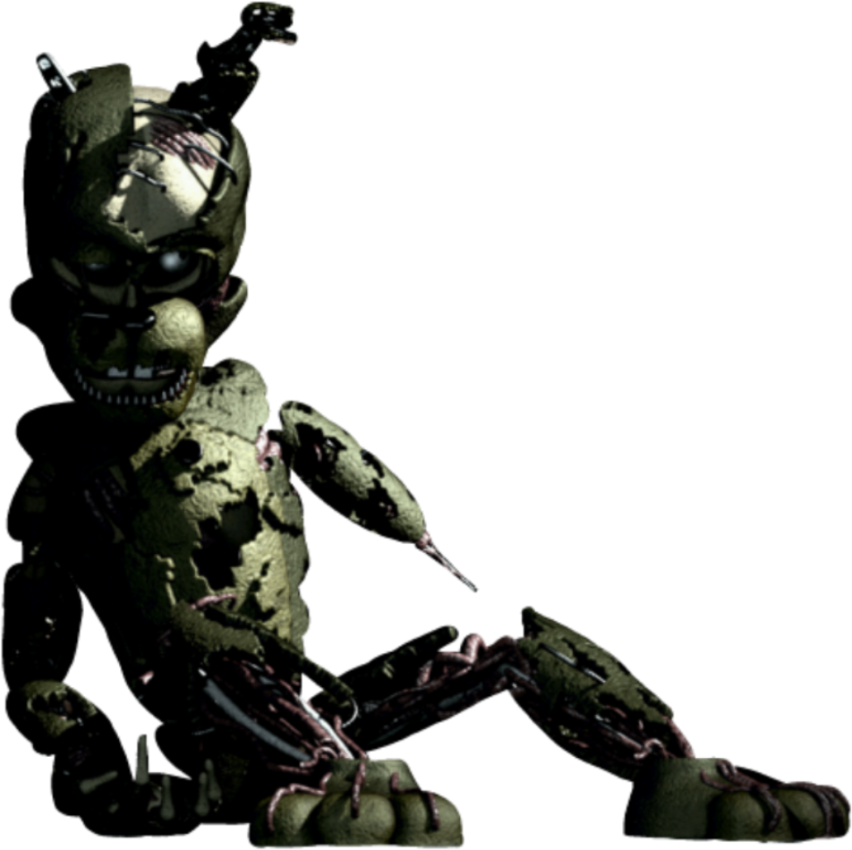 William Afton - Salvage Springtrap Full Body, HD Png Download PNG with transparent background