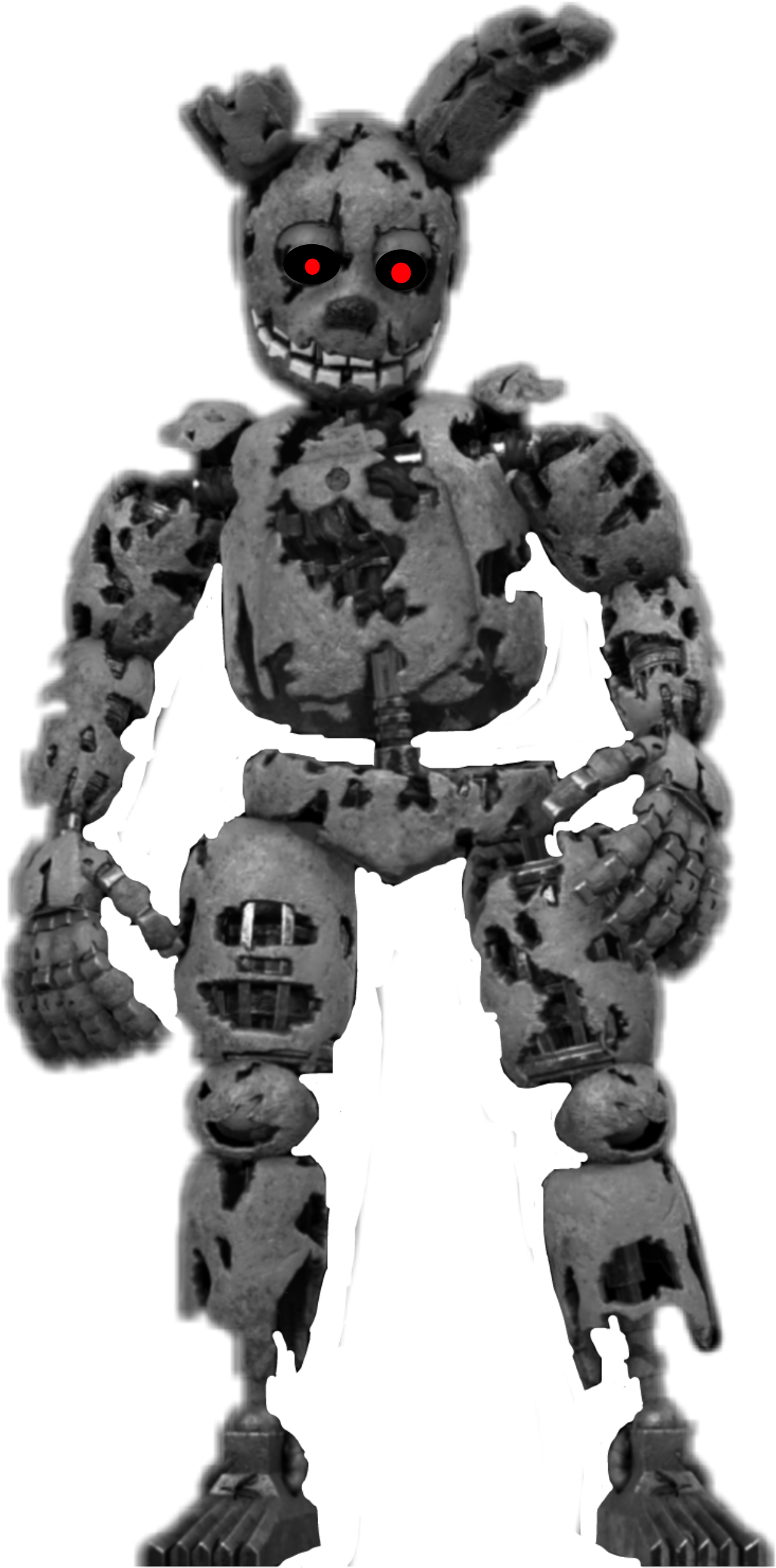 #freetoedit #springtrap #fnaf #into #madness Scary - Fnaf Vr Springtrap Full Body, HD Png Download PNG with transparent background
