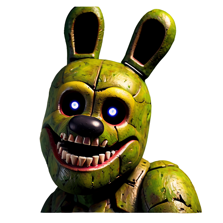 Springtrap Horror Expression Png 05252024