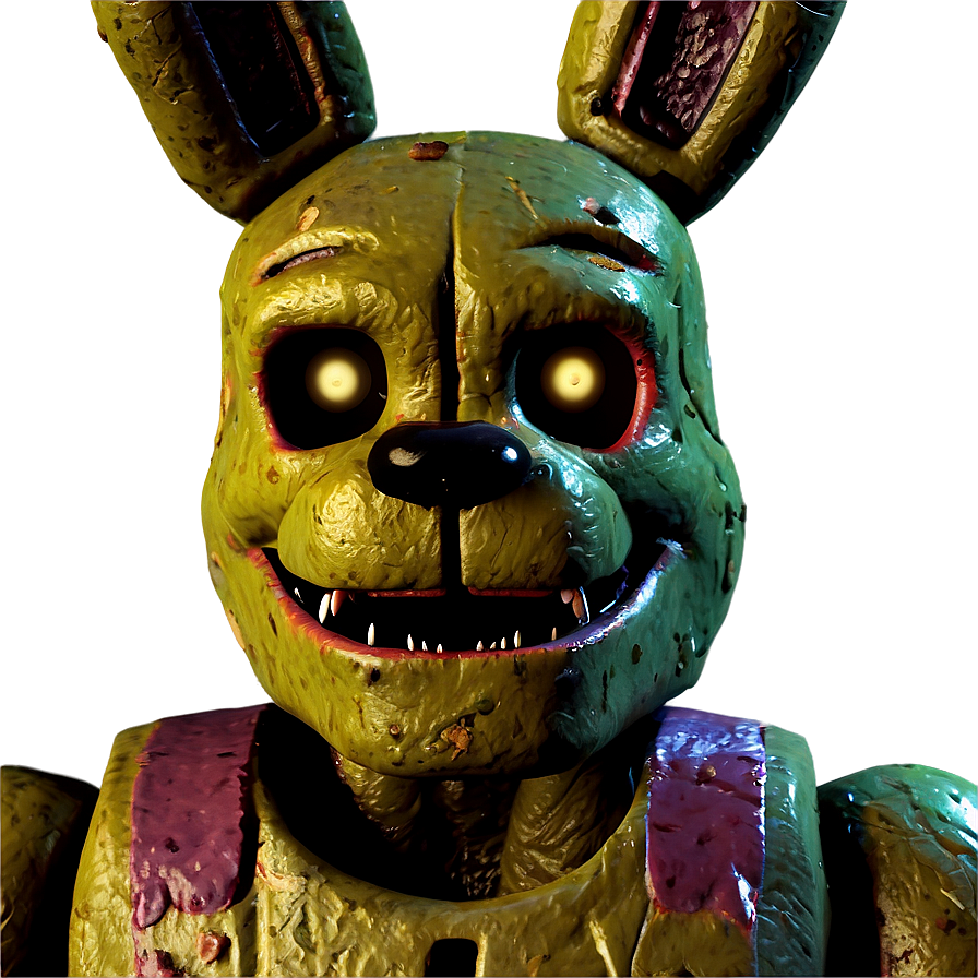 Springtrap's Menacing Look Png 05252024