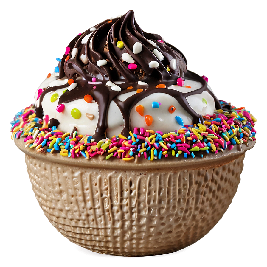 Sprinkles Ice Cream Cup Png 06262024