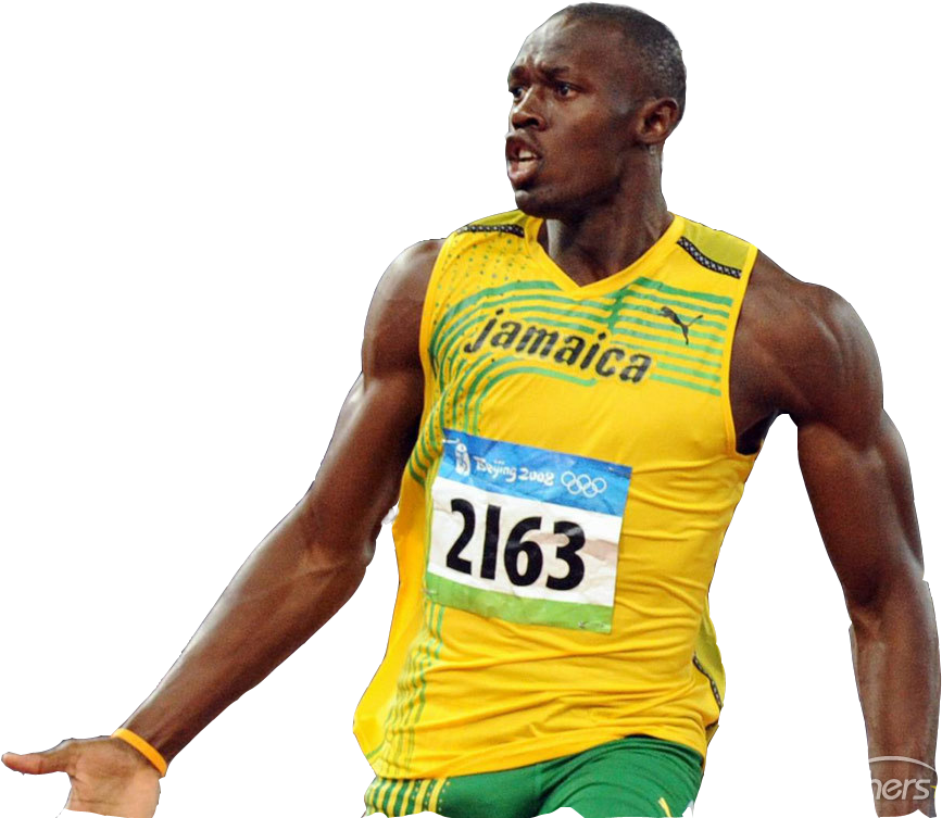 Usain Bolt Png Clipart - Usain Bolt Fond Transparent, Png Download PNG with transparent background