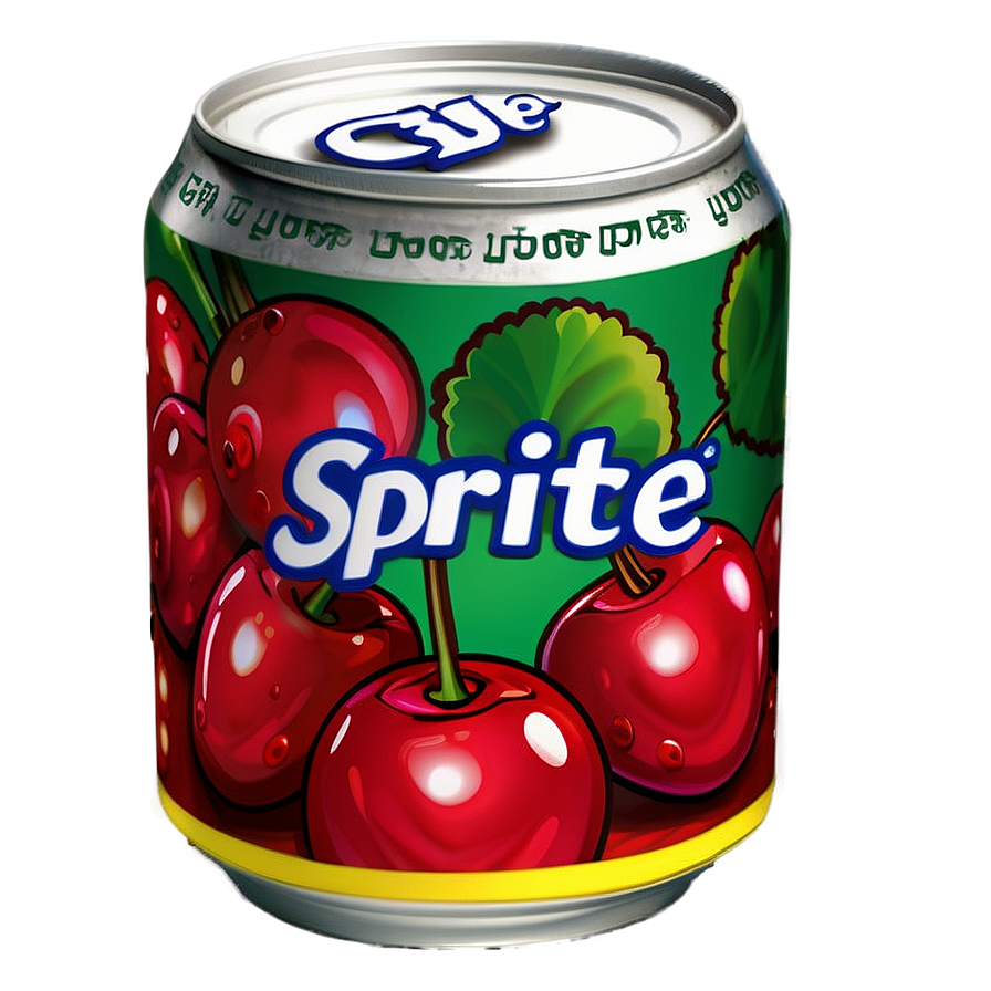 Sprite Cherry Flavor Can Png Qhd