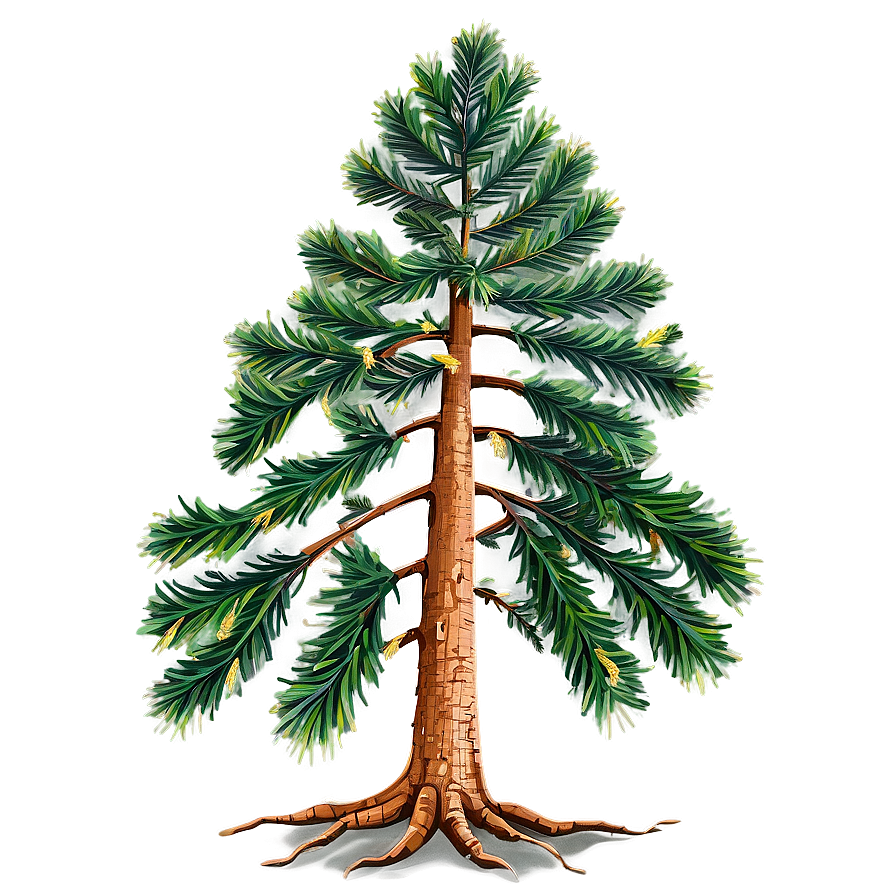 Spruce Tree With Root System Png Mlp