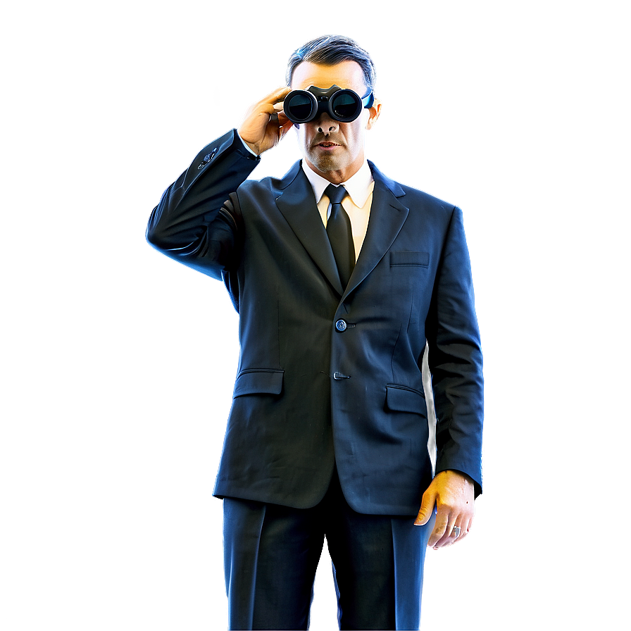 Spy With Binoculars Png Jio