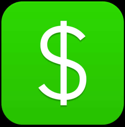 Square Cash App Icon PNG with transparent background
