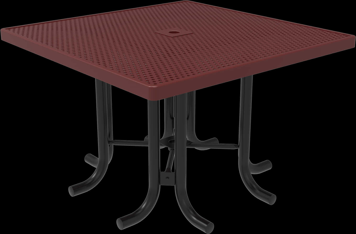 Square Patio Table Outdoor Furniture PNG with transparent background