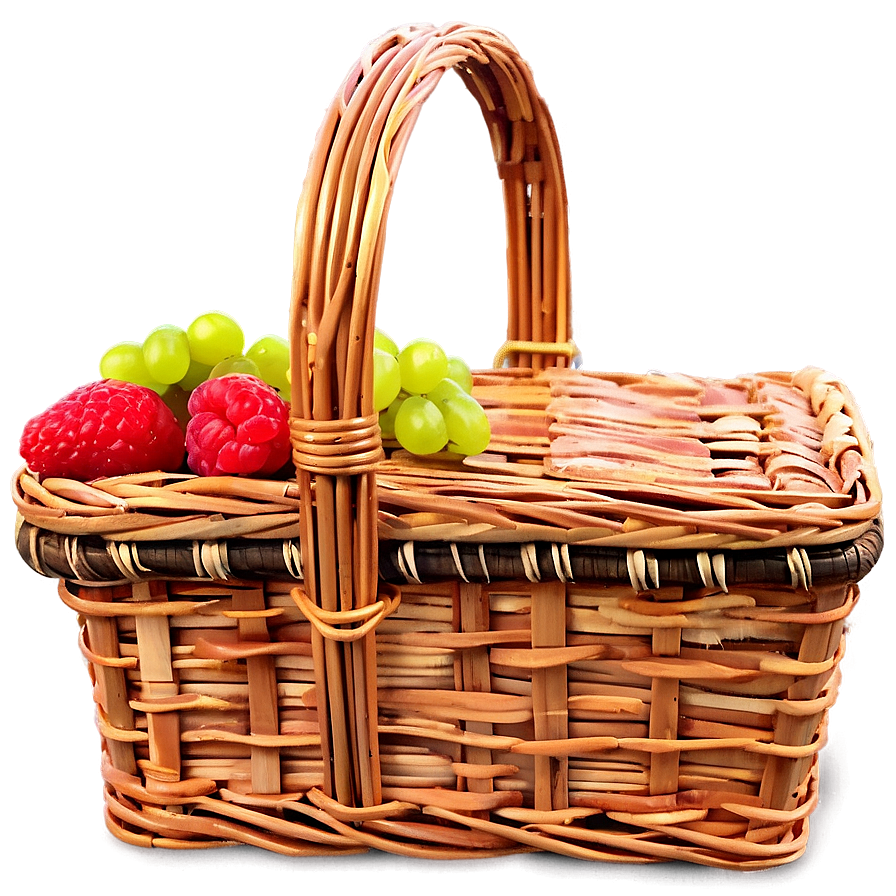 Square Picnic Basket Png 06122024