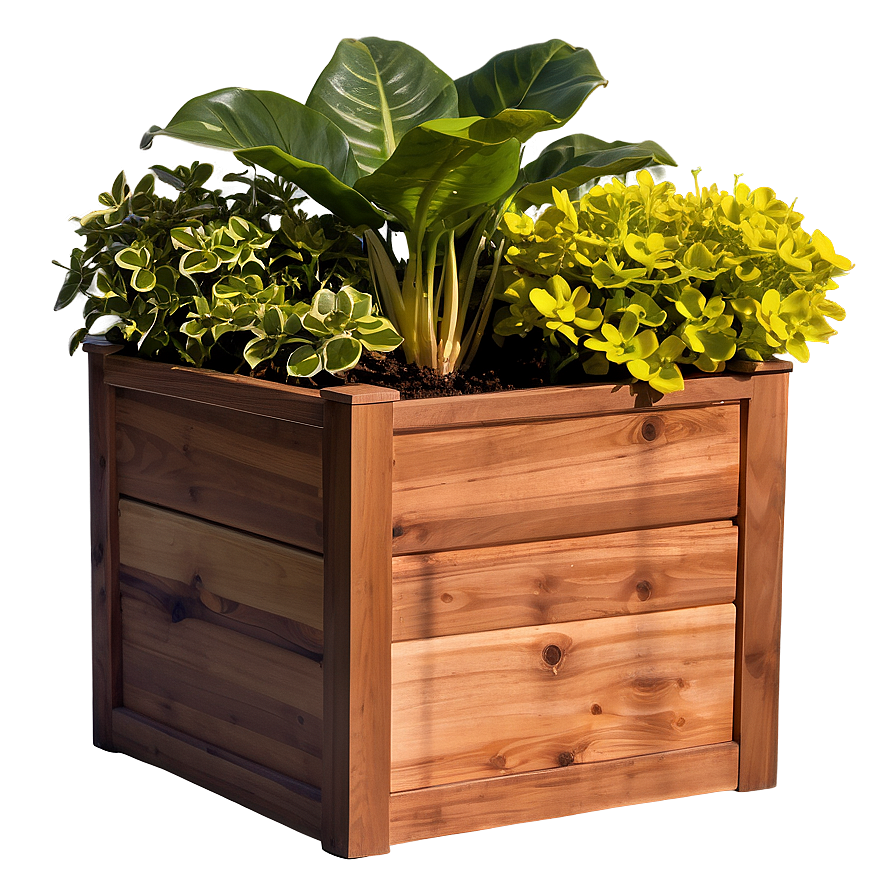 Square Planter Box Png Mmp