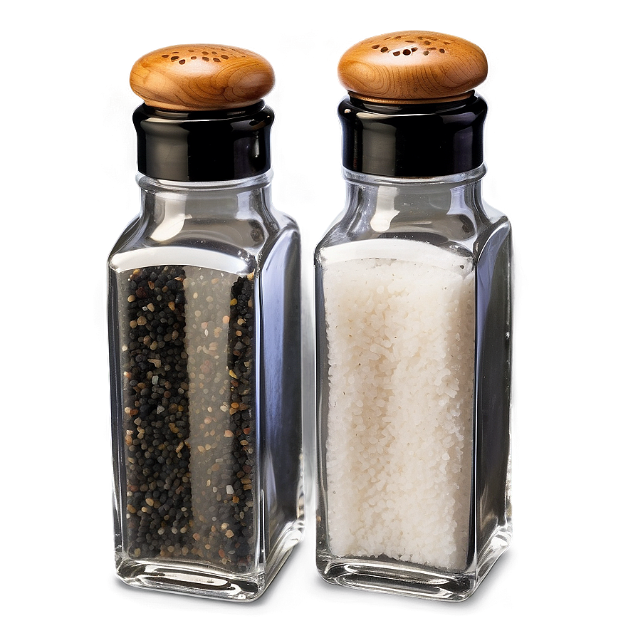 Square Salt And Pepper Bottles Png Lke