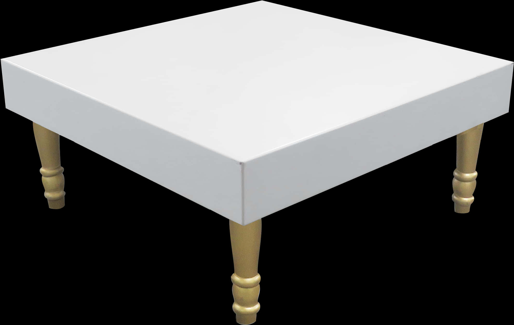 Square Top Table3 D Render PNG with transparent background