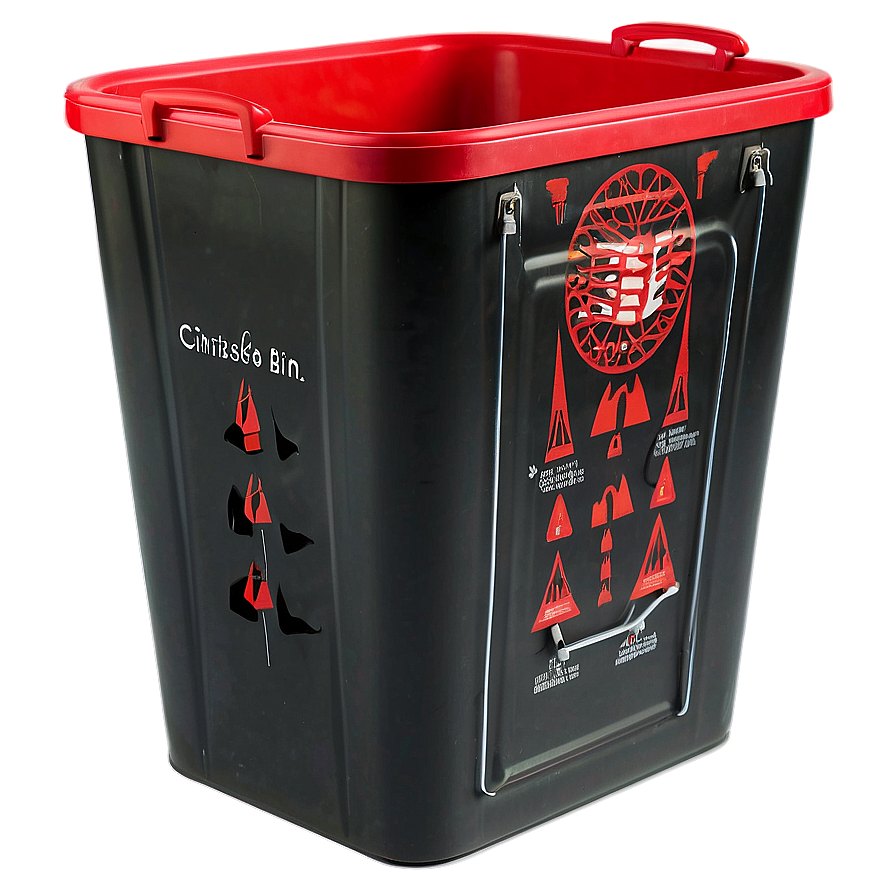 Square Trash Bin Png Iax30