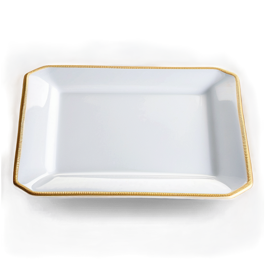 Square White Plate Png 83