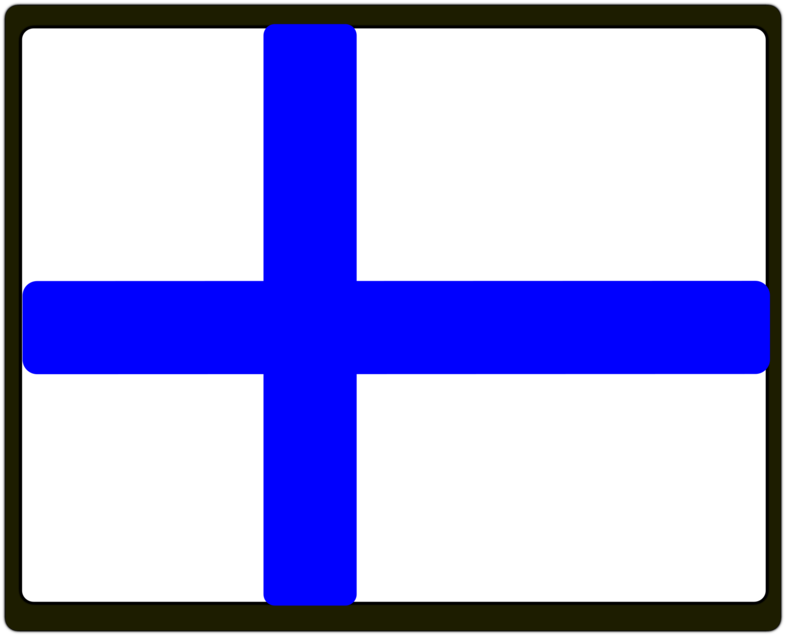 Square,angle,symmetry - Flag Of Finland, HD Png Download PNG with transparent background
