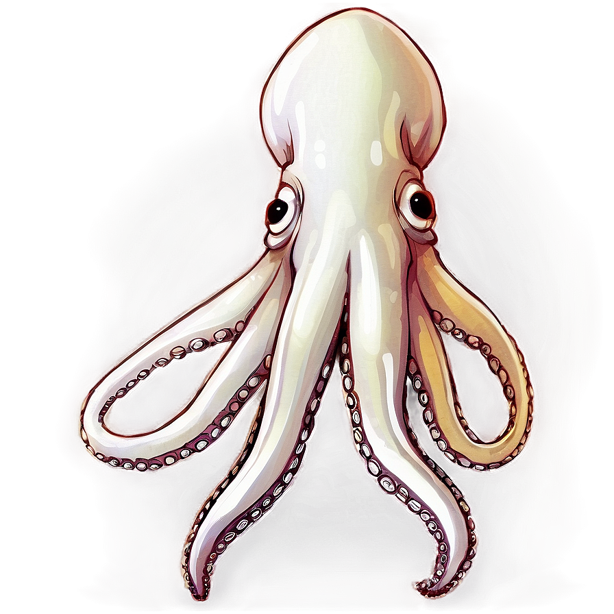 Squid Illustration PNG 38 PNG image with a transparent background, free high-resolution download