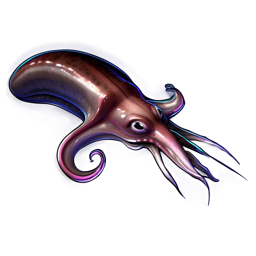 Squid Sketch Design Png 7