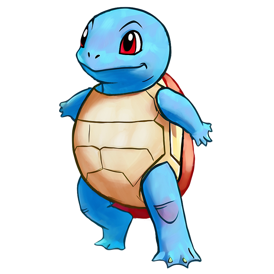 Squirtle Digital Painting Png Yqs8