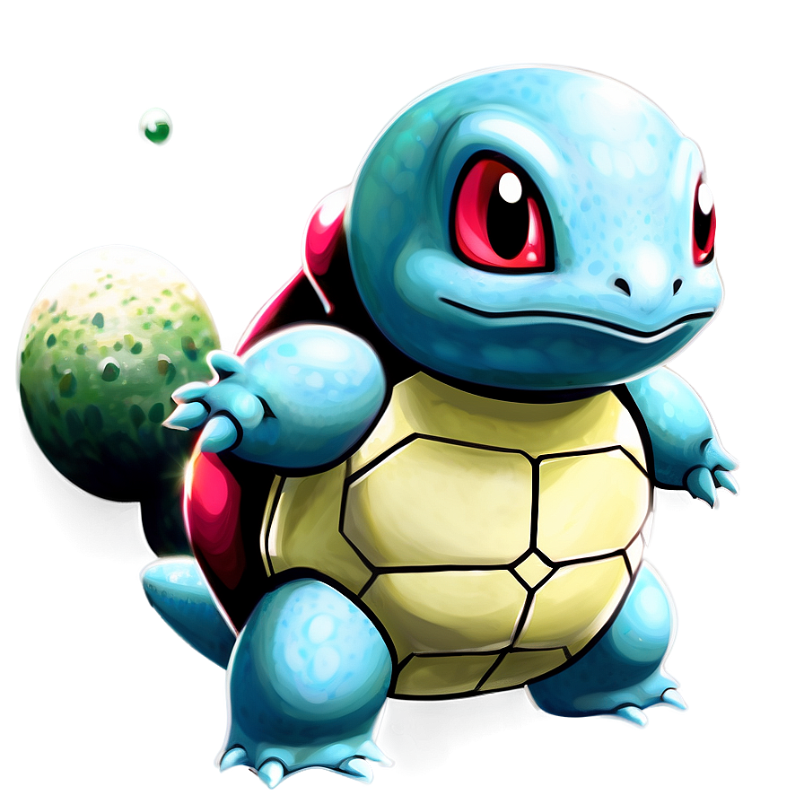 Squirtle In Anime Style Png 18