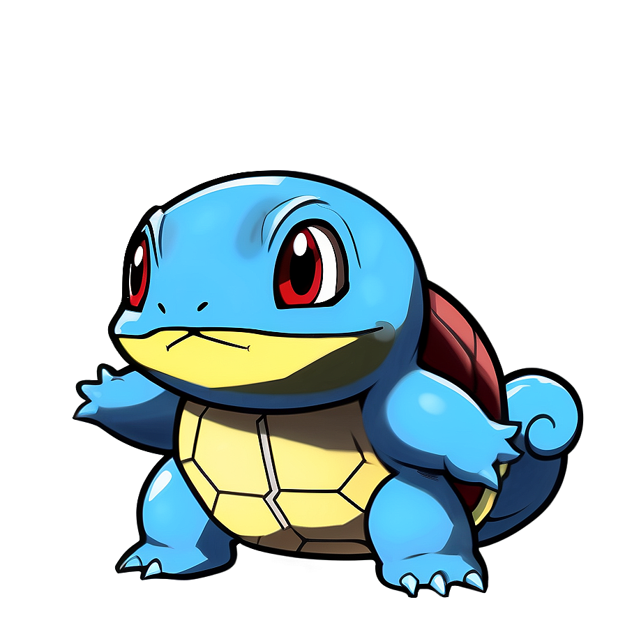 Squirtle In Anime Style Png Yki17