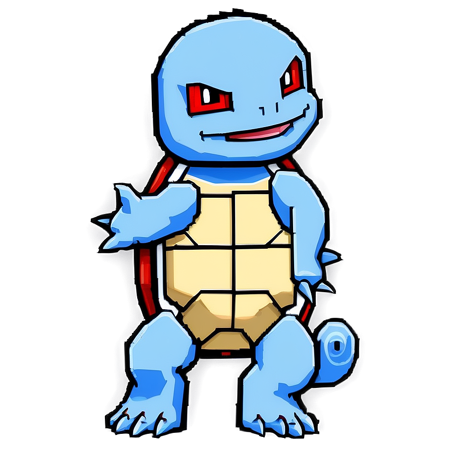 Squirtle Pixel Art Png Qov