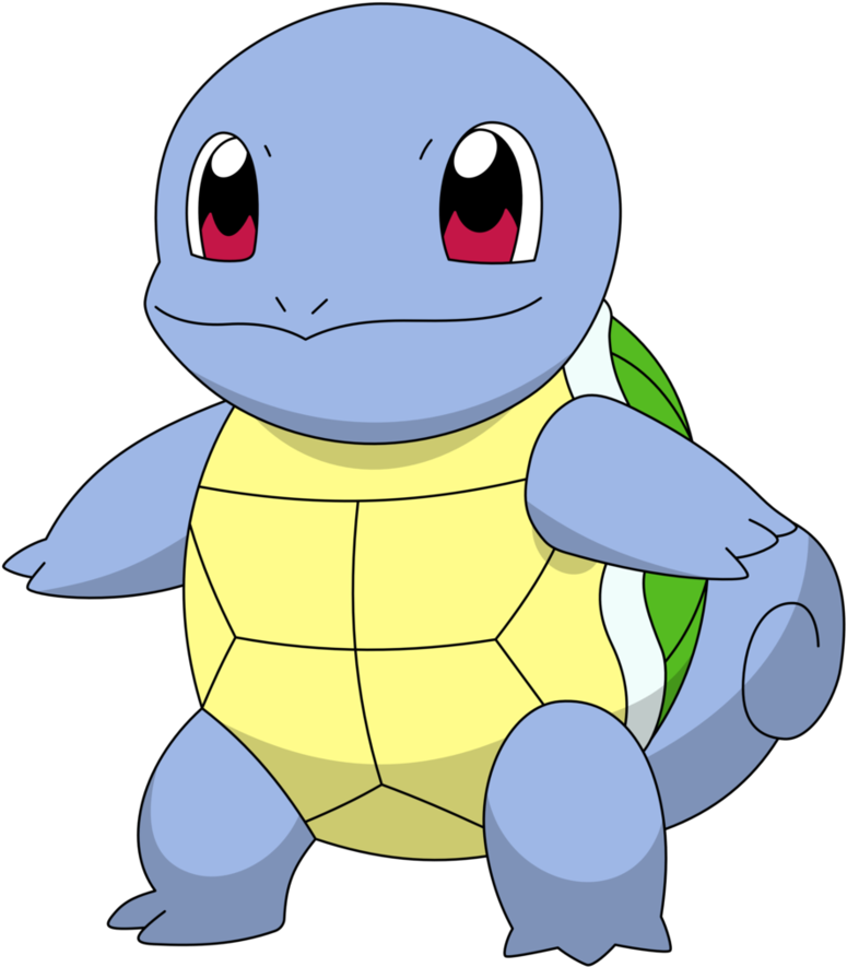 Squirtle Pokemon Character Illustration