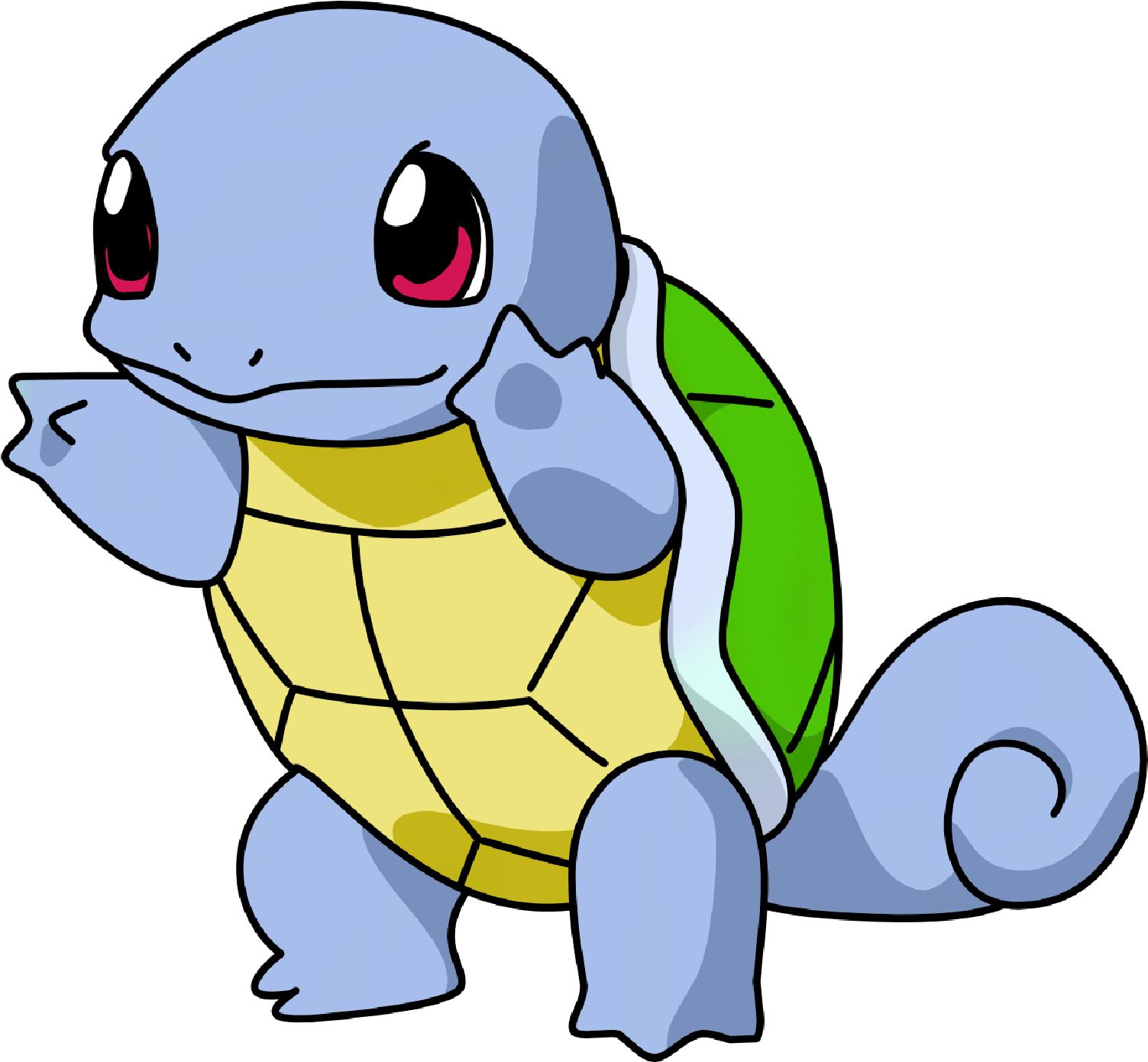 Squirtle Pokemon Character Illustration