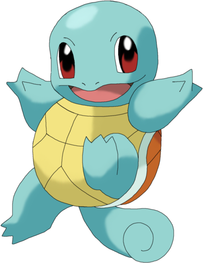 Squirtle Pokemon Png By Megbeth - Gen 1 Starter Pokemon Png, Transparent Png PNG with transparent background