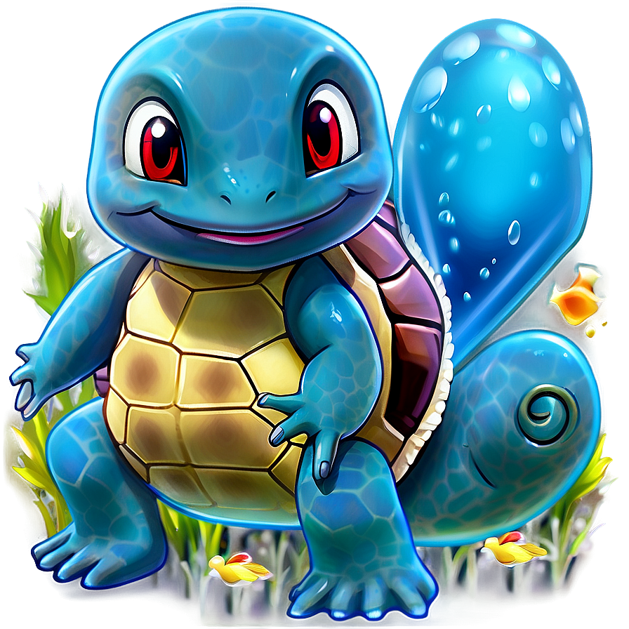 Squirtle Underwater Scene Png Iej