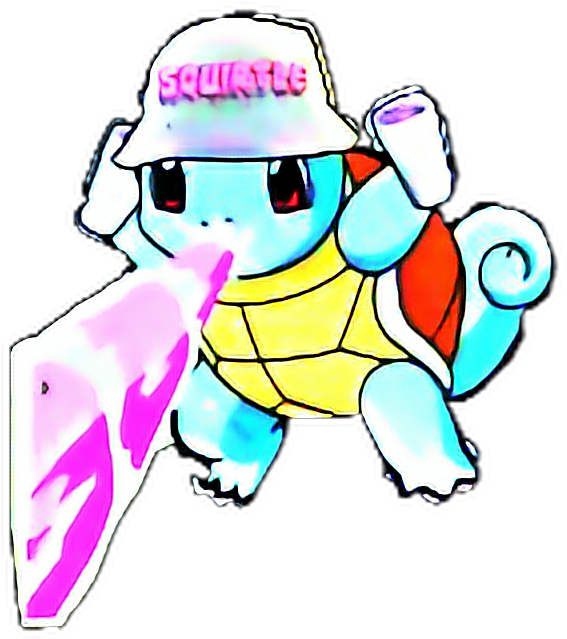 #squirtlesquad #squirtleswag #squirtle #pokemon - Pokemon Squirtle, HD Png Download PNG with transparent background